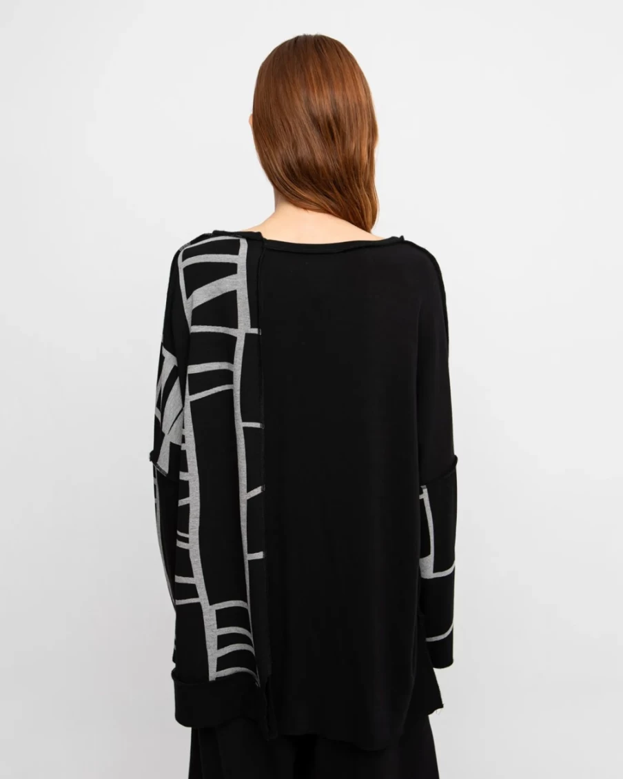 ALEMBIKA Women's Ozai N Ku Nocturne Top - Elegant Piano-Inspired Blouse