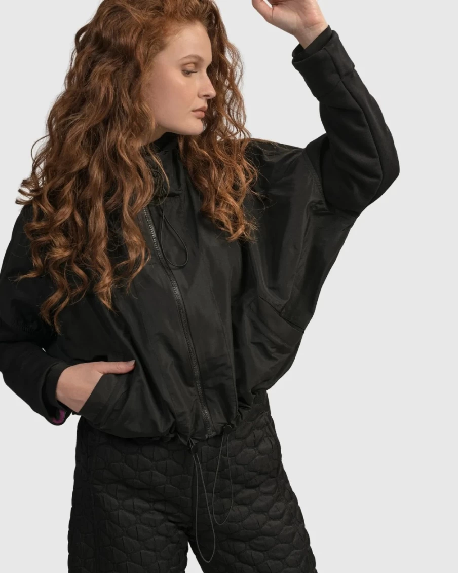 ALEMBIKA Women's Urban Sporty Spice Jacket - Stylish Athletic Outerwear for Active Lifestyles