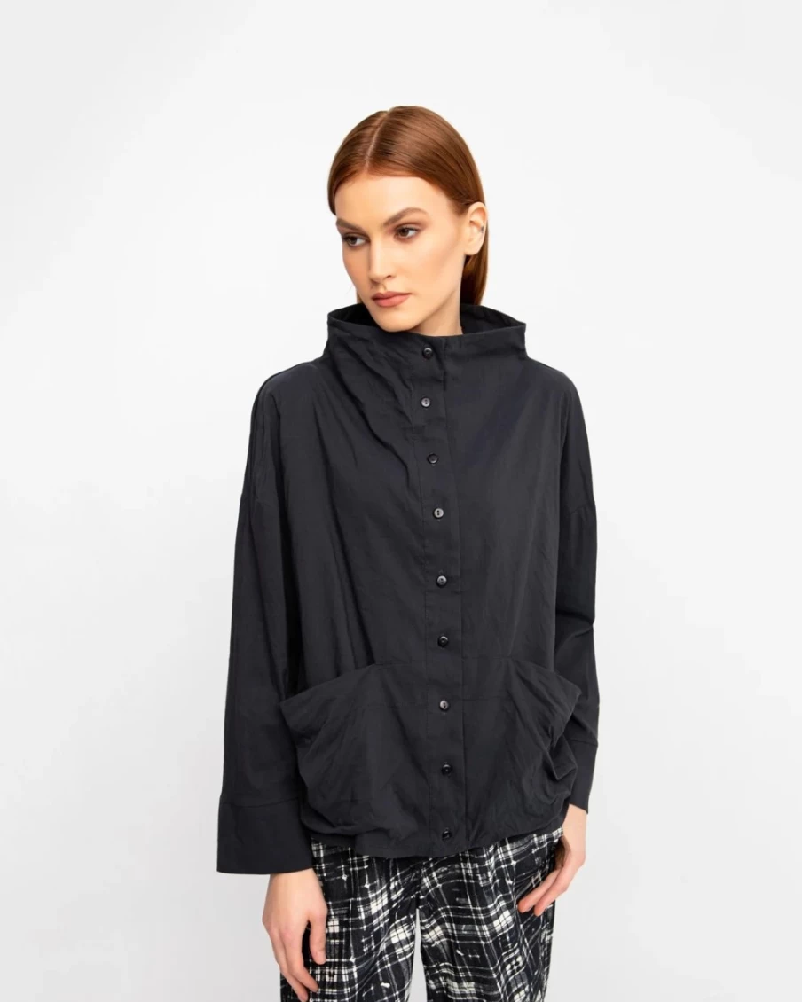 ALEMBIKA Women's Ozai N Ku Pop Musik Top in Black - Stylish Casual Wear