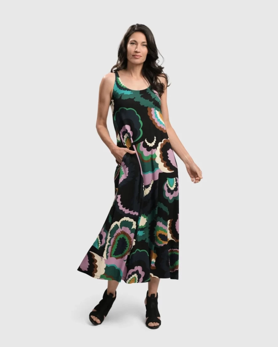 ALEMBIKA Women's Intermezzo Sleeveless Maxi Dress - Elegant Long Summer Dress