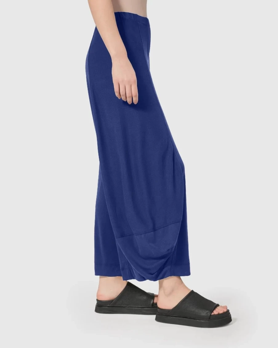 ALEMBIKA Women's Essential Punto Pants in Royal Blue - Comfortable & Stylish Trousers