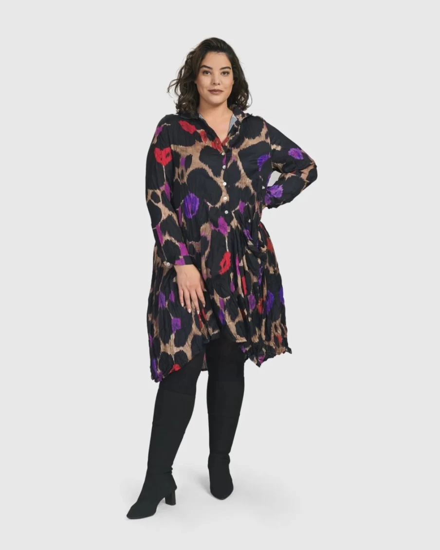 ALEMBIKA Women's Violet Hi-Lo Cosmopolitan Dress - Elegant High-Low Hem Design