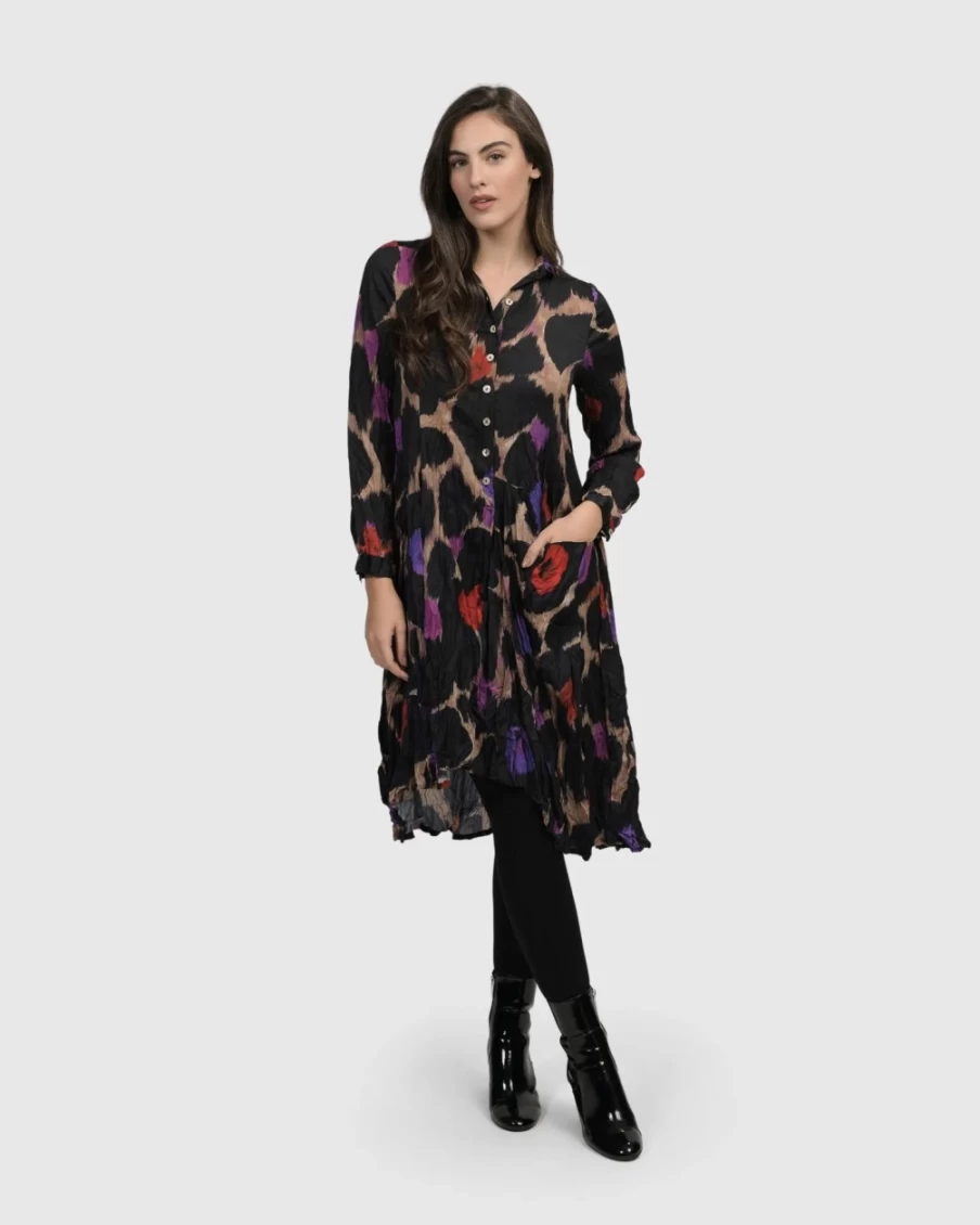 ALEMBIKA Women's Violet Hi-Lo Cosmopolitan Dress - Elegant High-Low Hem Design