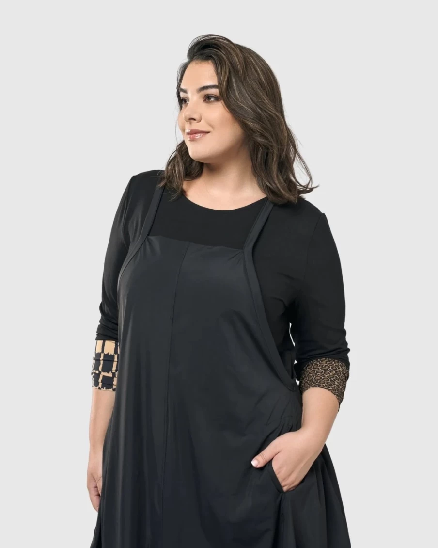 ALEMBIKA Women's Coffee Go-To Long Sleeve Top - Comfortable & Stylish Essential