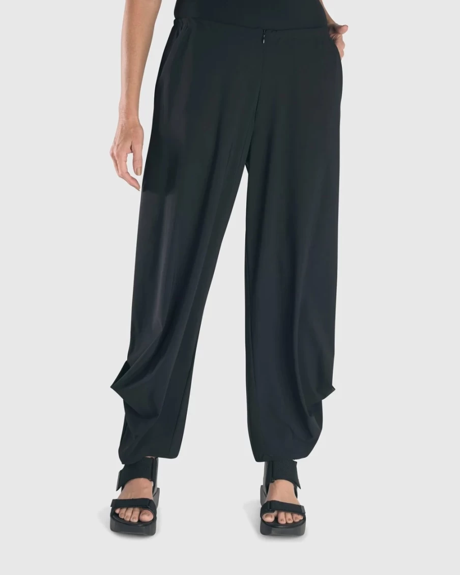 ALEMBIKA Women's Tekbika Bliss Pants - Black Comfortable Yoga Trousers
