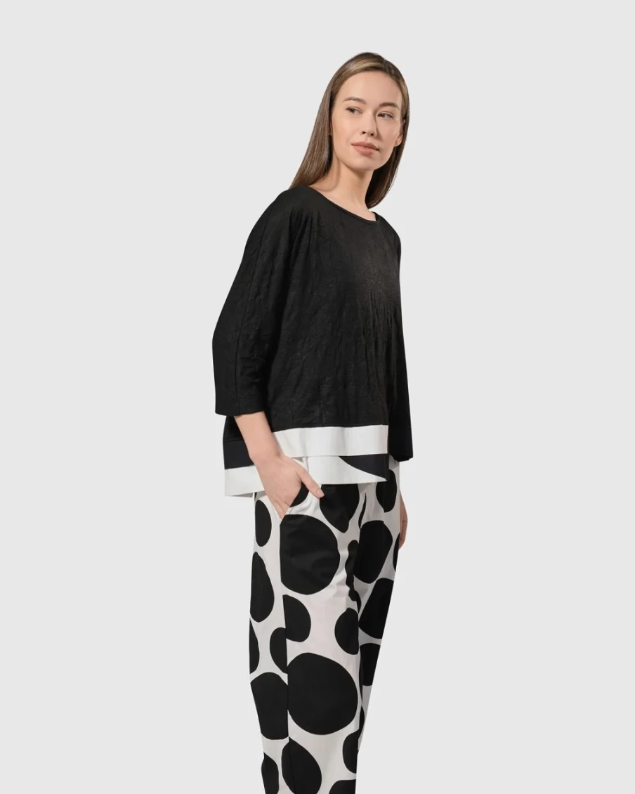 ALEMBIKA Women's Jedi Box Top - Stylish Mix & Match Casual Blouse