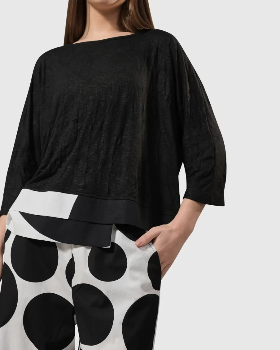 ALEMBIKA Women's Jedi Box Top - Stylish Mix & Match Casual Blouse