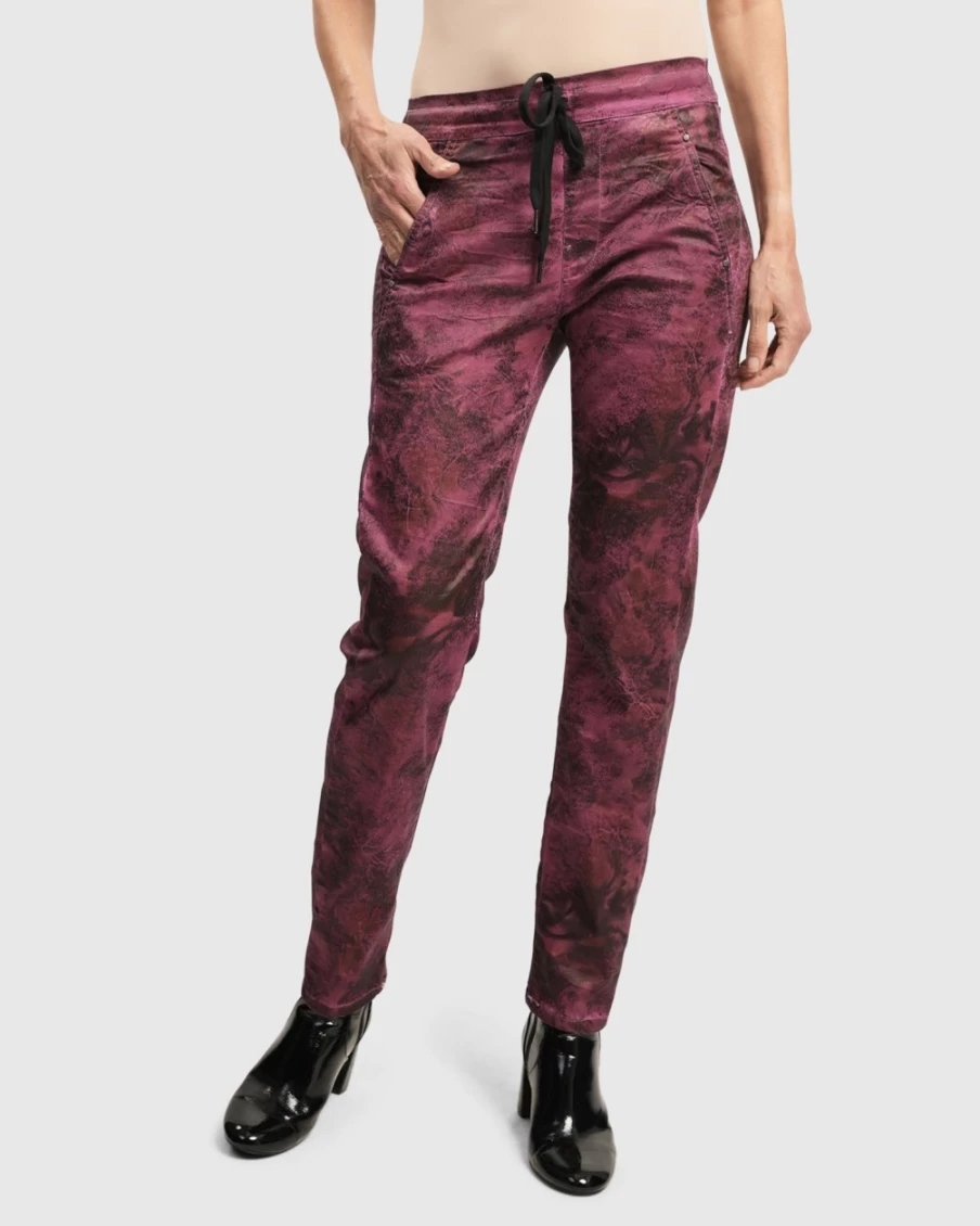 ALEMBIKA Women's Urban Iconic Purple Jeans for Stylish Desires