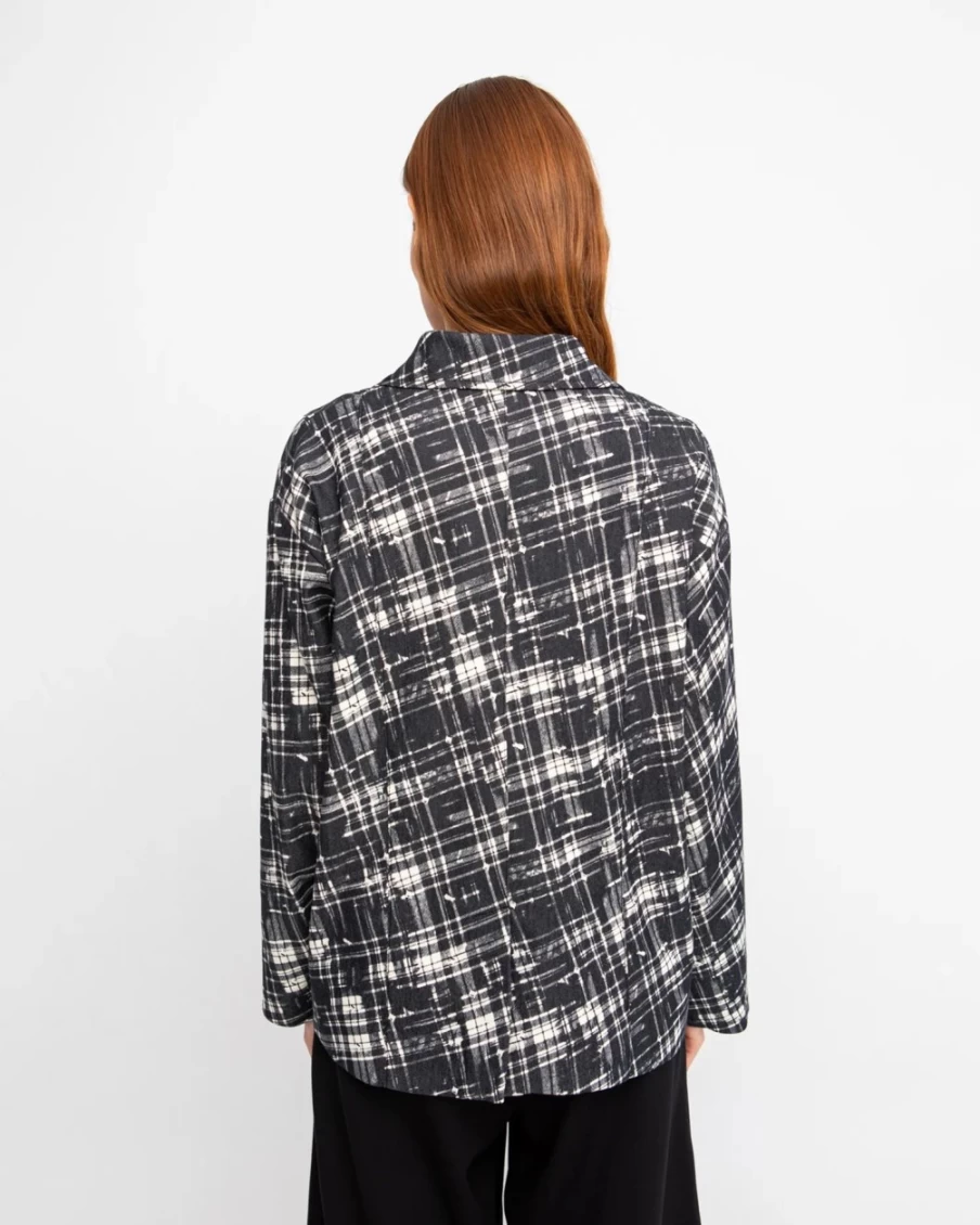 ALEMBIKA Women's Ozai N Ku Plaid Radio Frequency Jacket for Thermal Therapy