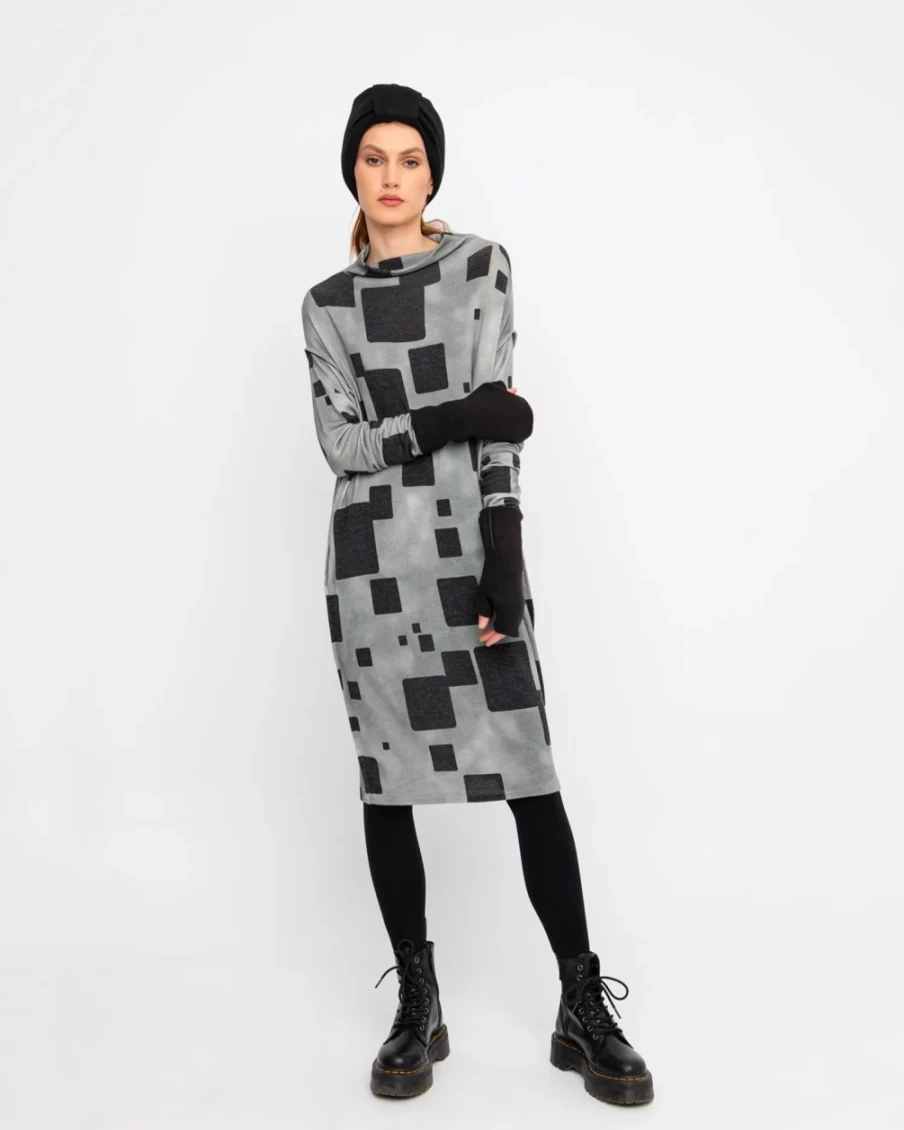 ALEMBIKA Women's Mint Green Midi Dress - Ozai N Ku Fanzine Style