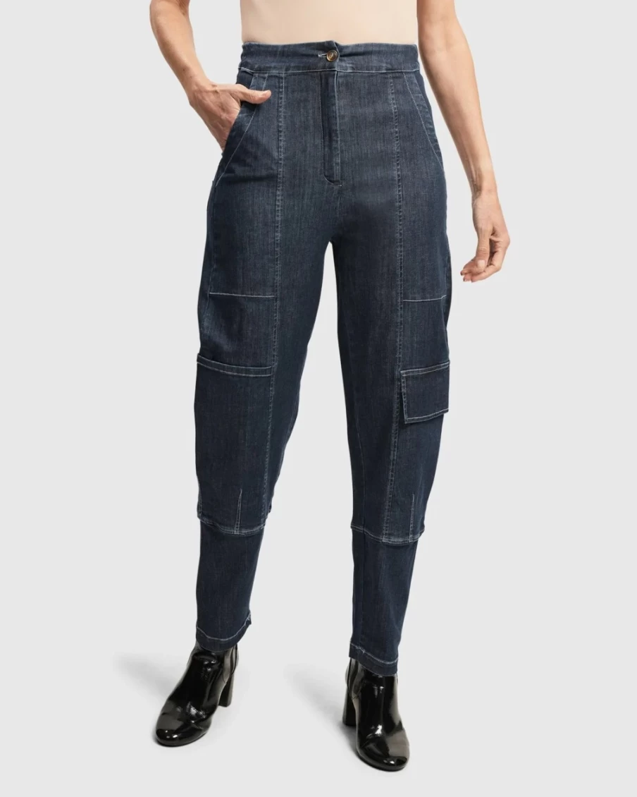 ALEMBIKA Women's Urban Strut Denim Pants - Stylish & Comfortable Jeans for Everyday Wear
