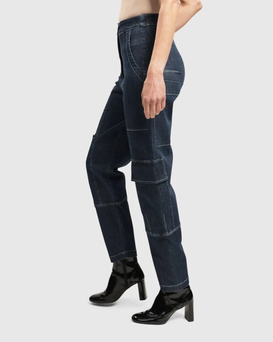 ALEMBIKA Women's Urban Strut Denim Pants - Stylish & Comfortable Jeans for Everyday Wear