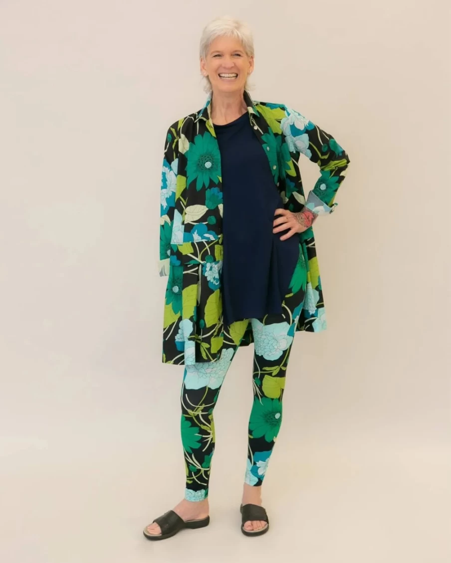 ALEMBIKA Women's Floral Getaway Tunic Blouse - Boho Chic Long Top