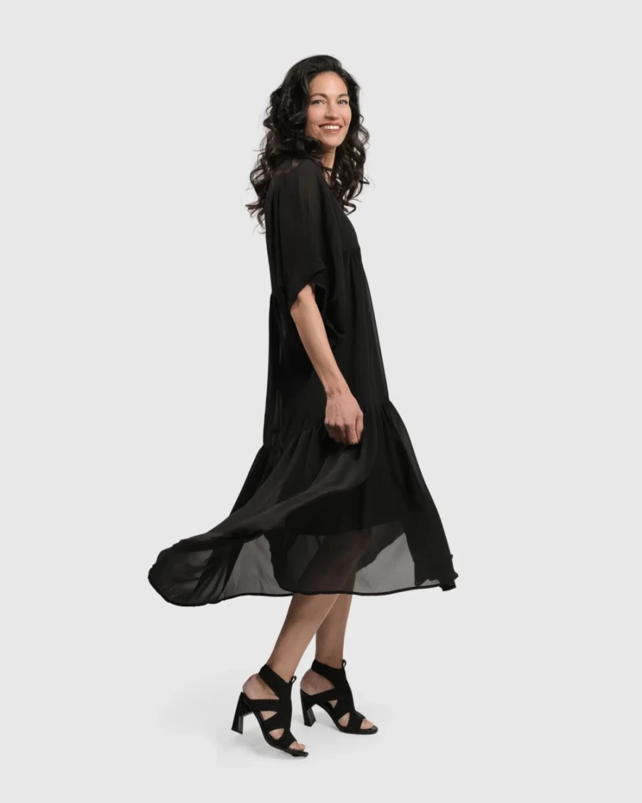 ALEMBIKA Women's Elegant Lace Maxi Dress - Cultured Club Style Long Boho Chic Dress
