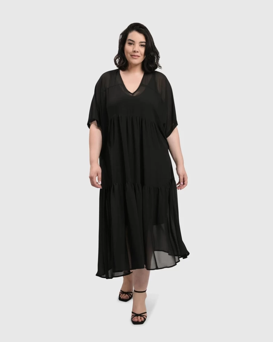 ALEMBIKA Women's Elegant Lace Maxi Dress - Cultured Club Style Long Boho Chic Dress