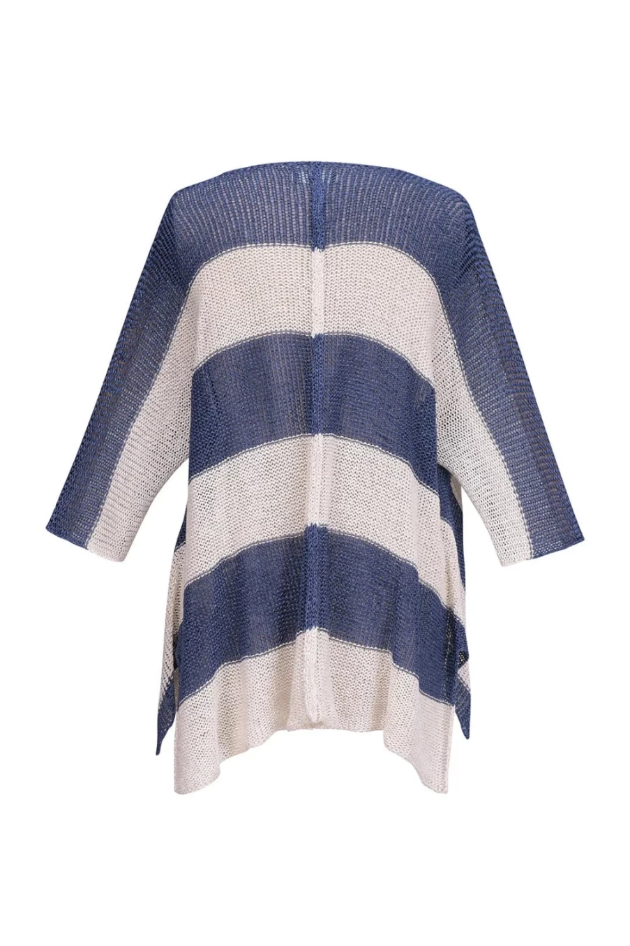 ALEMBIKA Women's Luxe V-Neck Cashmere Sweater in Navy Blue, Soft Comfortable Pullover