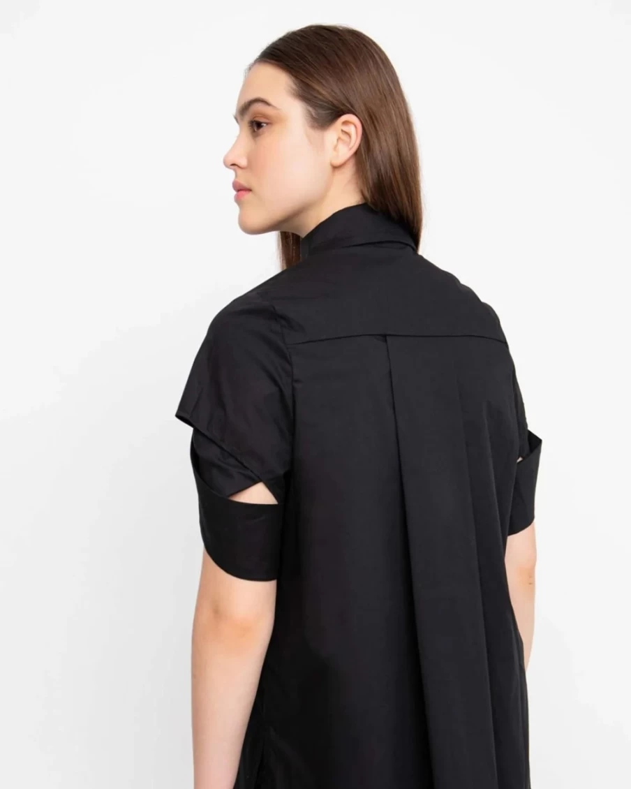 ALEMBIKA Women's Ozai N Ku Cooler Shirt - Must-Have Black Summer Top for Women