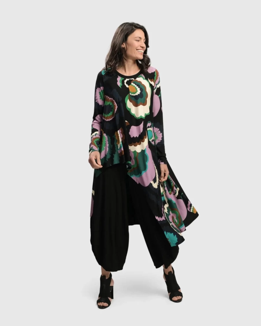 ALEMBIKA Women's Intermezzo Tunic Top - Elegant Boho Blouse for Women