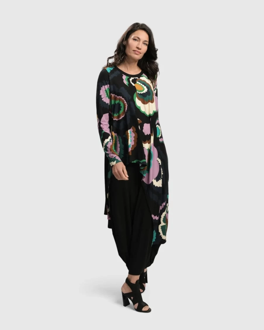 ALEMBIKA Women's Intermezzo Tunic Top - Elegant Boho Blouse for Women