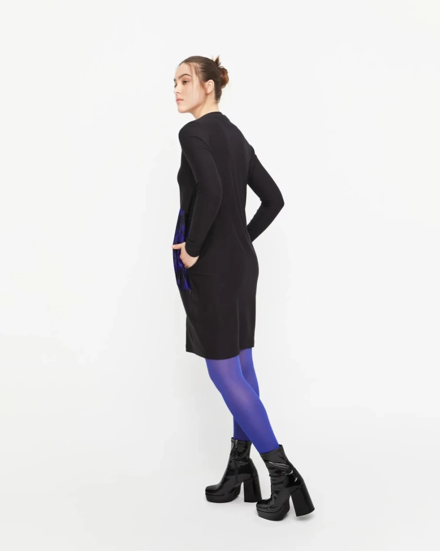 ALEMBIKA Women's Ozai N Ku Piccadilly Tunic Dress in Black - Elegant Casual Wear