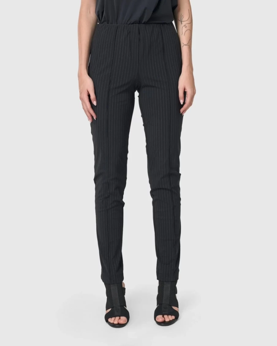 ALEMBIKA Women's Audrey Slim Pinstripe Pants - Classic Fit & Stylish Design
