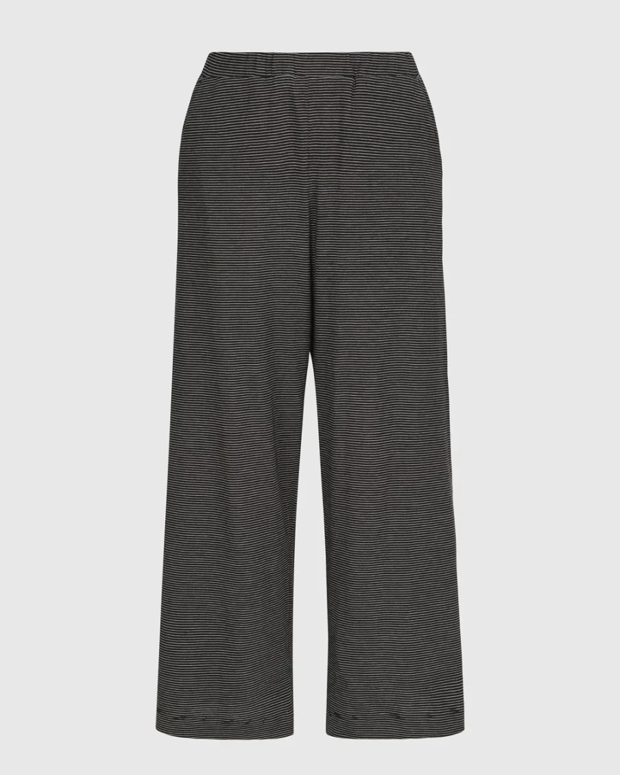 ALEMBIKA Women's Minnie Wide-Leg Pinstripe Pants - Stylish & Comfortable Trousers