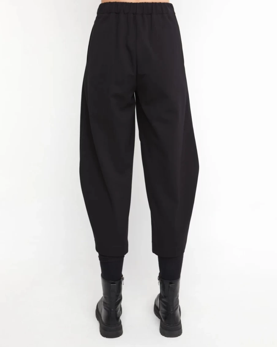 ALEMBIKA Women's Ozai N Ku B Sharp High-Waisted Black Pants - Slim Fit Trousers for Women