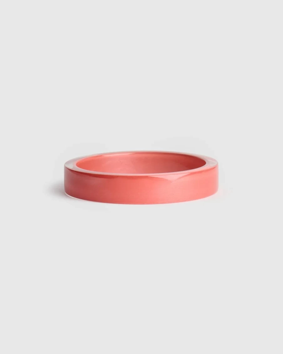 ALEMBIKA Women's Minimalist Coral Bangle Bracelet - Elegant & Simple Design