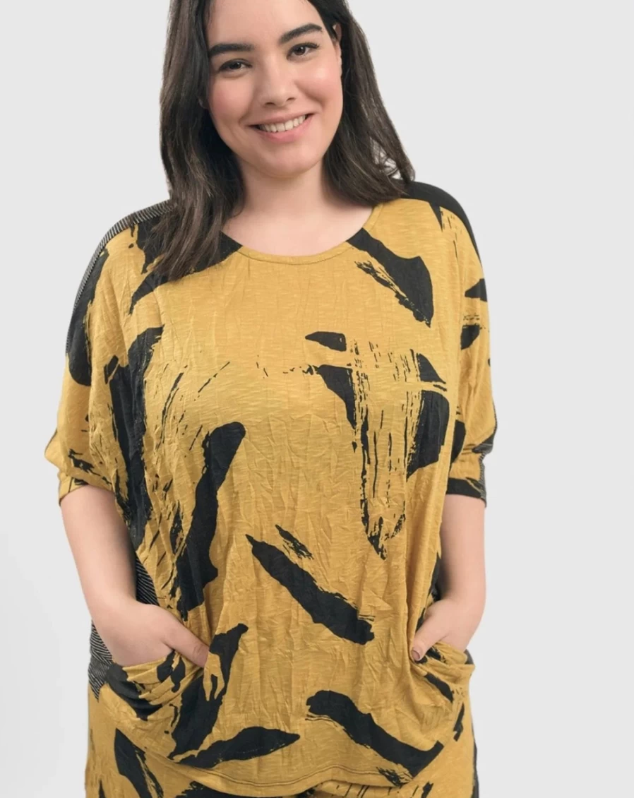 ALEMBIKA Women's Ozai N Ku Northern Lights Top for Fall - Cozy Seasonal Knitwear