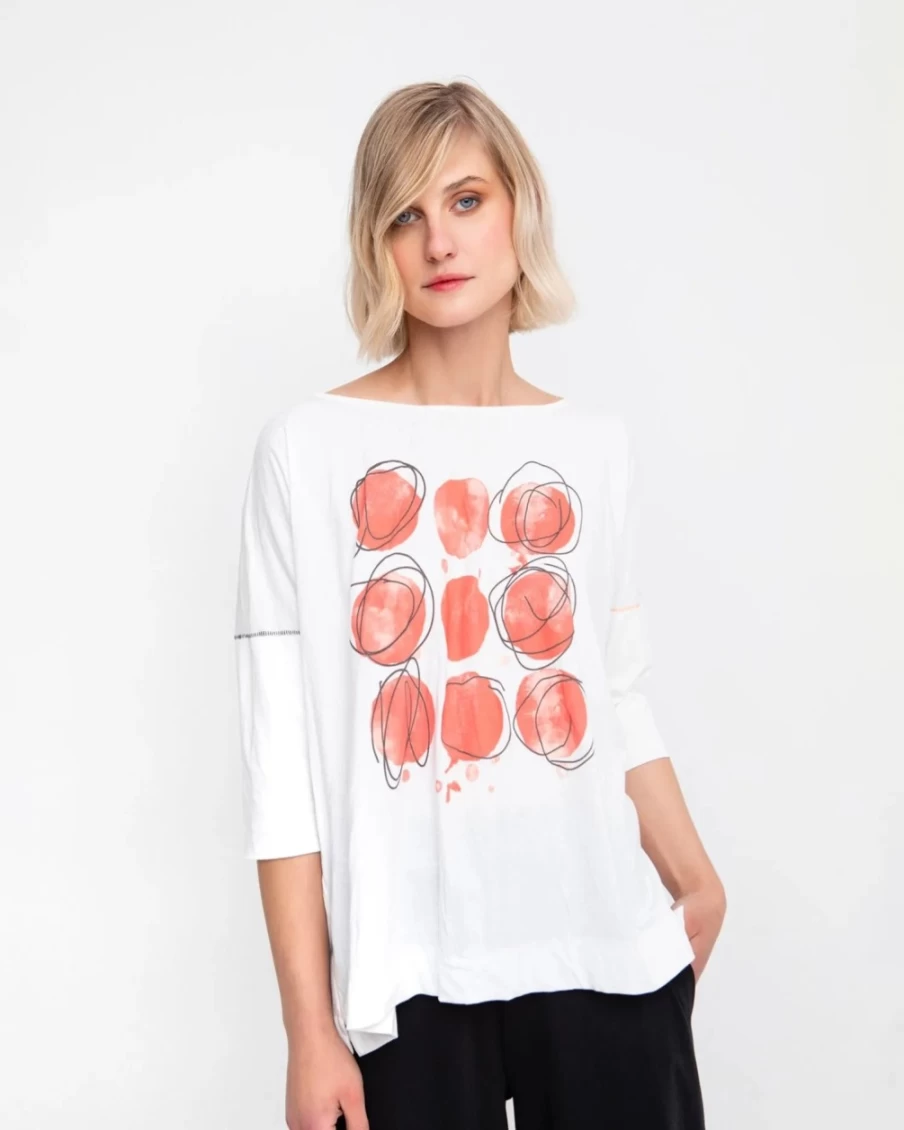 ALEMBIKA Women's Ozai N Ku Boxy Tee - Venus Oversized Casual T-Shirt