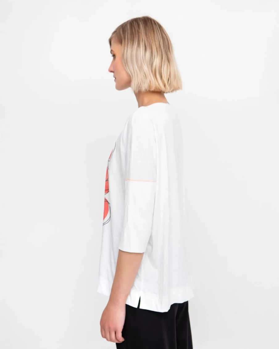 ALEMBIKA Women's Ozai N Ku Boxy Tee - Venus Oversized Casual T-Shirt