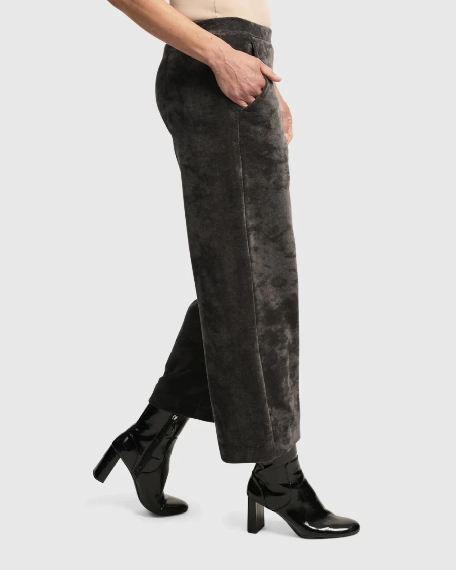 ALEMBIKA Women's Urban Secret Crush Mink Pants - Luxurious High-Waisted Trousers for Elegant Style