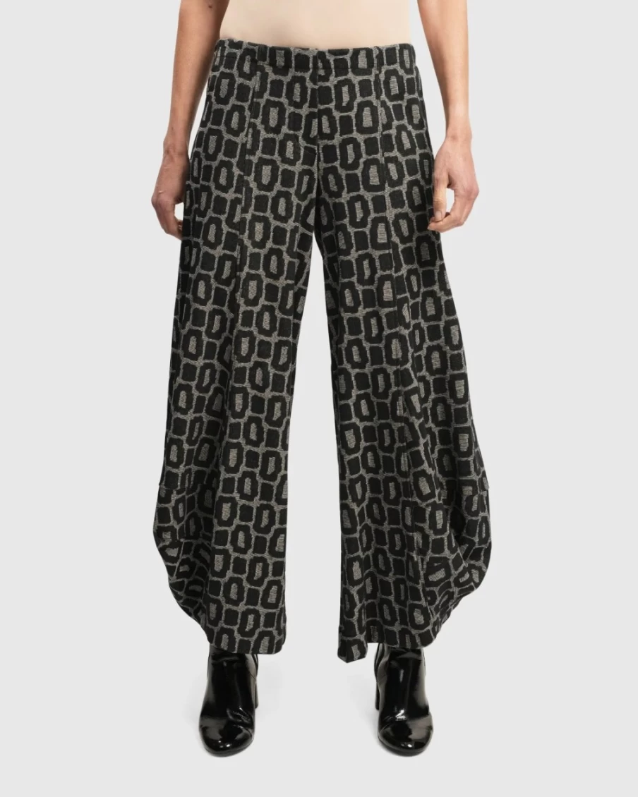 ALEMBIKA Women's Dynamite Days Punto Pants in Stone - Comfortable & Stylish Casual Trousers