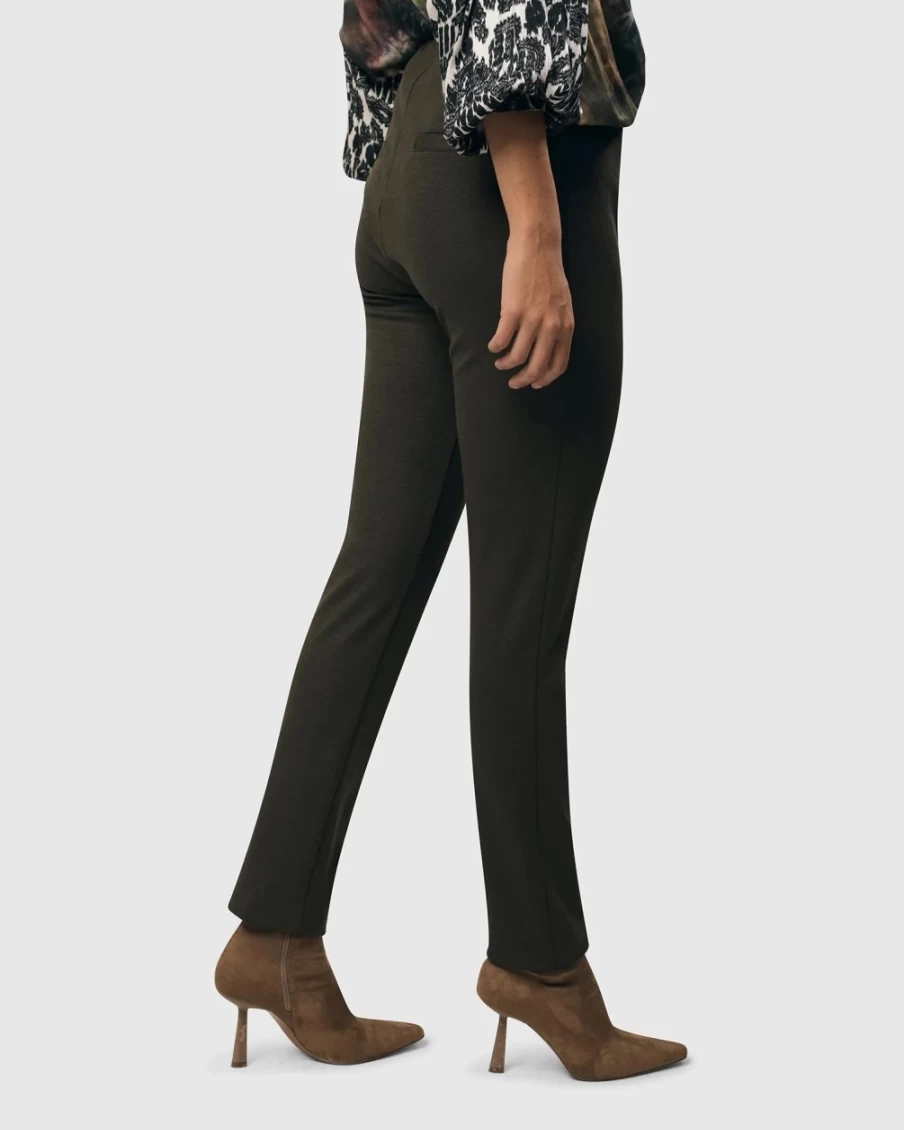 ALEMBIKA Women's Essential Slim Pants in Woods - Comfortable & Stylish Trousers
