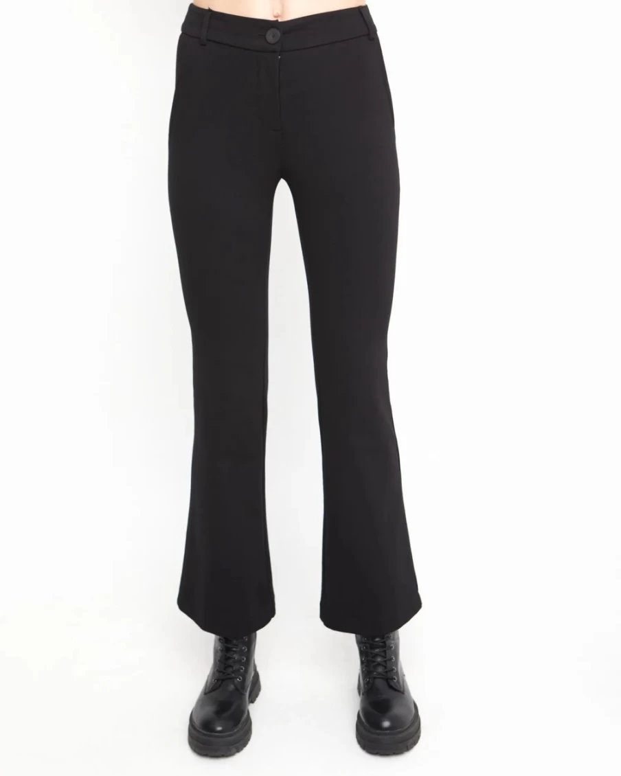 ALEMBIKA Women's Ozai N Ku Piccadilly Pants in Black - Stylish & Comfortable Trousers