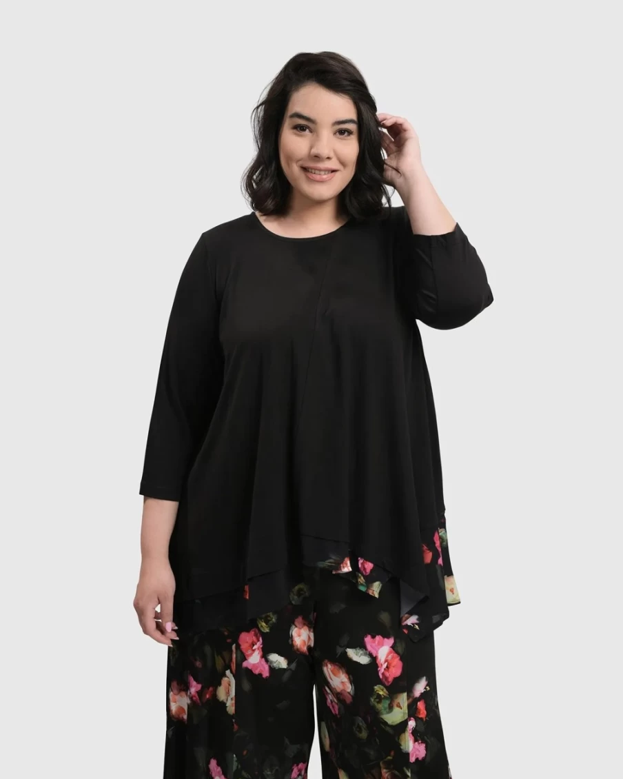 ALEMBIKA Women's Floral Knit Top - Drinks-On-Me Style for Casual Wear