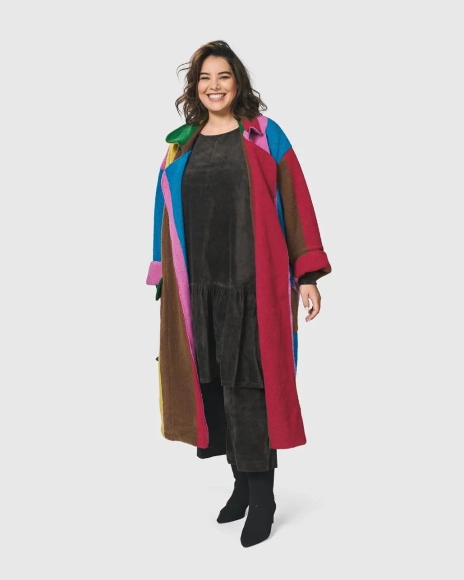 ALEMBIKA Women's Urban Technicolor Dream Coat - Vibrant Waterproof Winter Jacket
