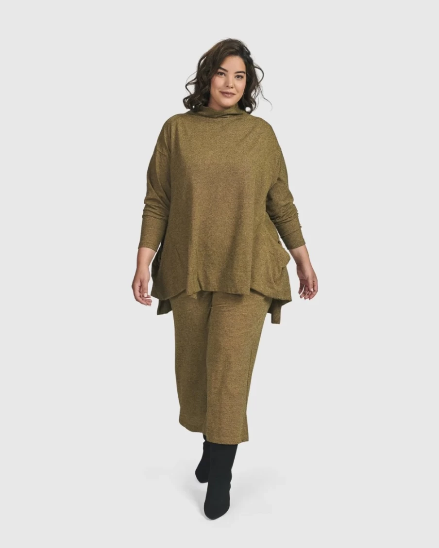 ALEMBIKA Women's Black Mockneck Top - Essential Wardrobe Staple