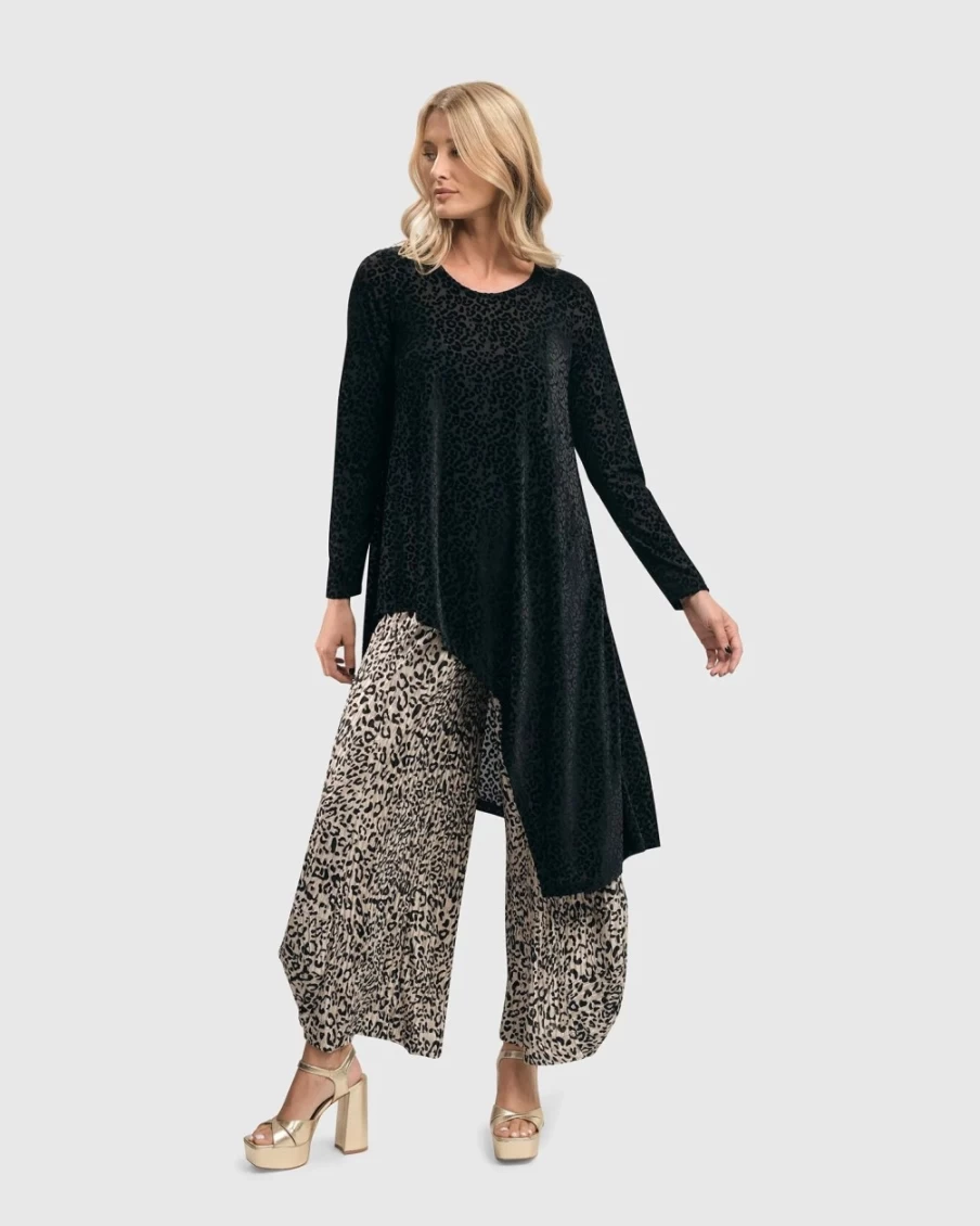 ALEMBIKA Women's Eve Punto Leopard Print Pants