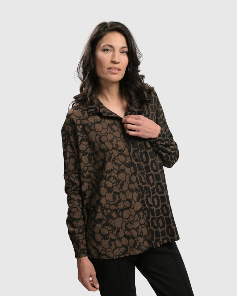 "ALEMBIKA Women's Unstoppable Oversized Cardigan in Coffee - Cozy Long Knit Sweater"