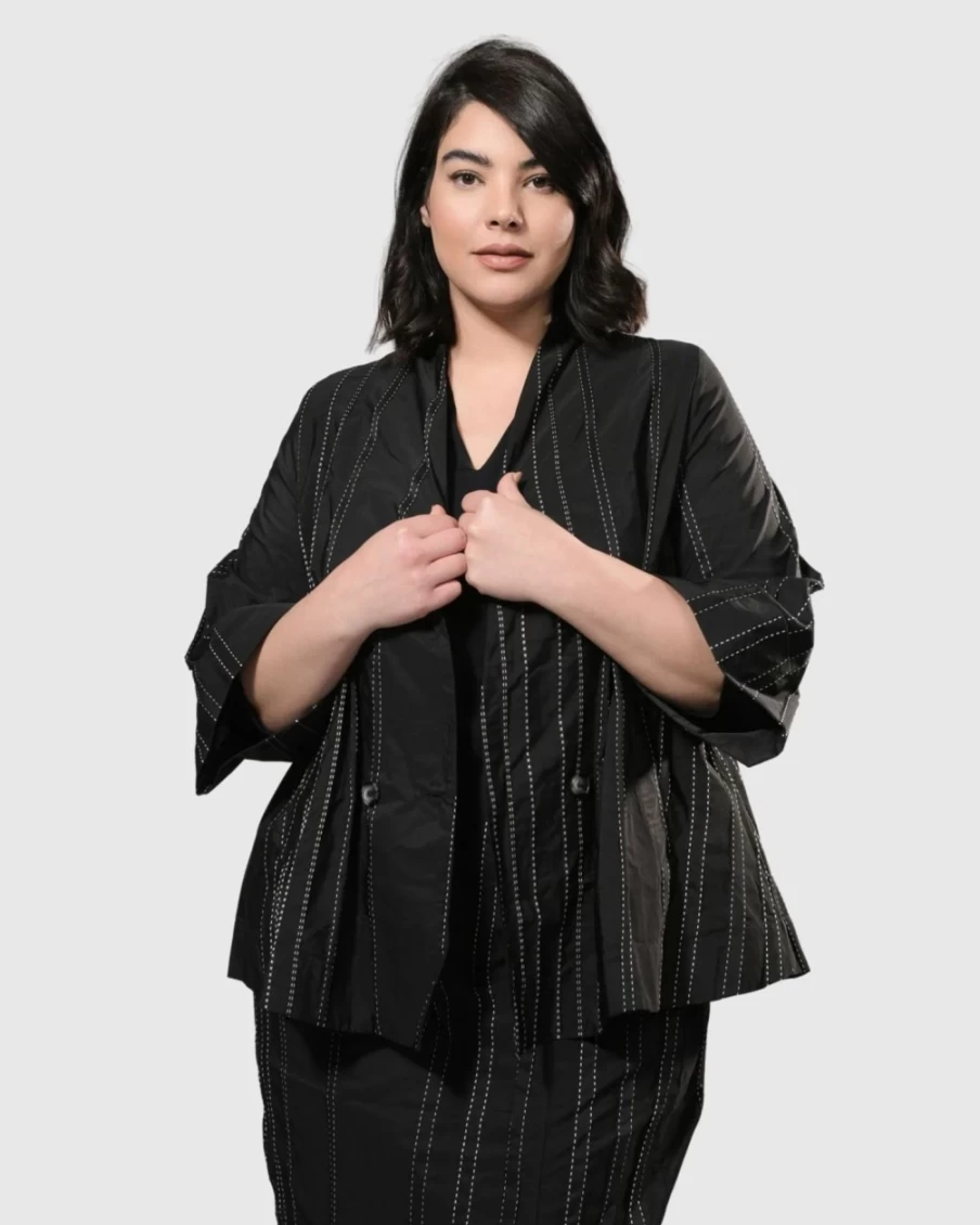 ALEMBIKA Women's Urban Kate Topstitched Jacket – Stylish Trails Outerwear for Fashionable Comfort
